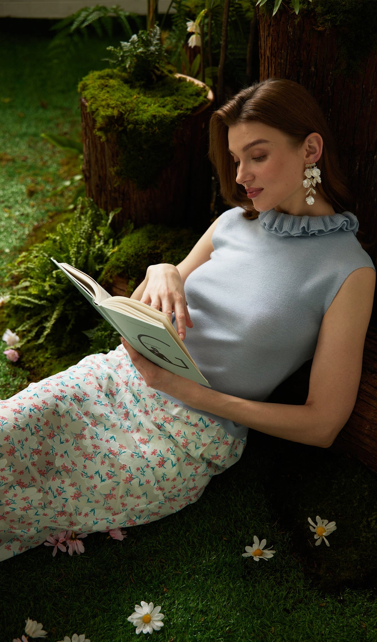 Ruched Collar Knited Top