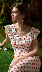Polka Dot Maxi Dress