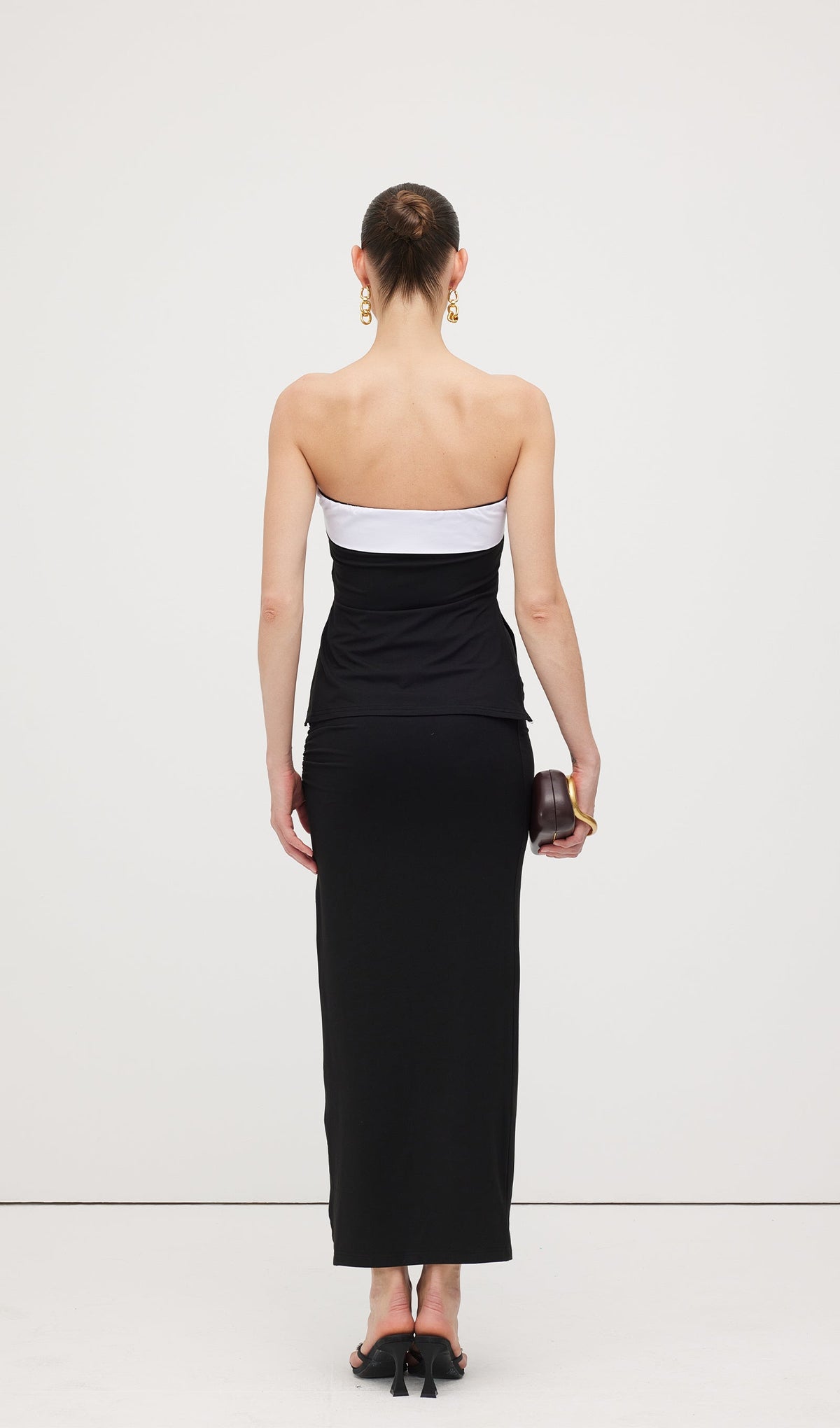 Colourbolck Slim Fit Tube Top