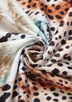 Walsh Backless Print Mini Dress