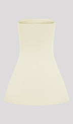 Bandage Knit Top & Crochet Knit Pants In Ivory
