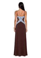 Sacagawea Sleeveless Lace Maxi Dress