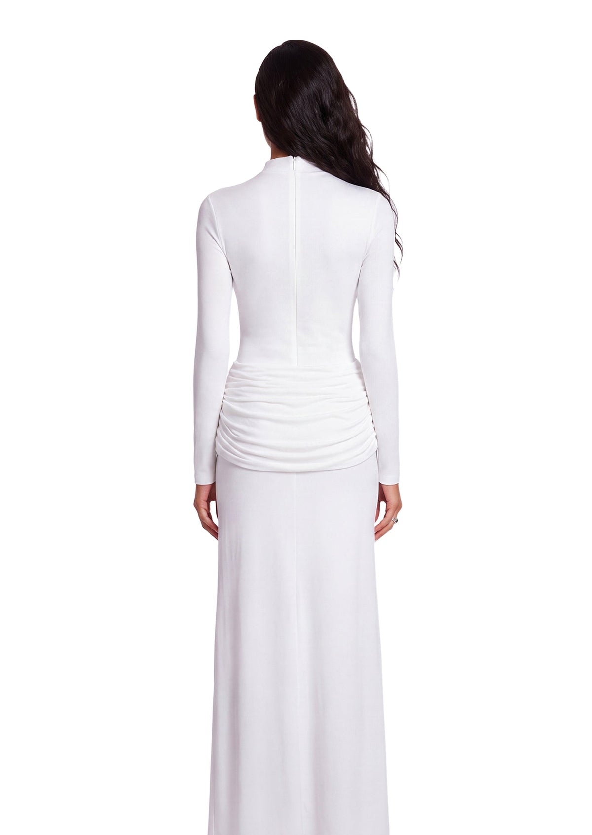 Bedros Jersey Maxi Dress In White