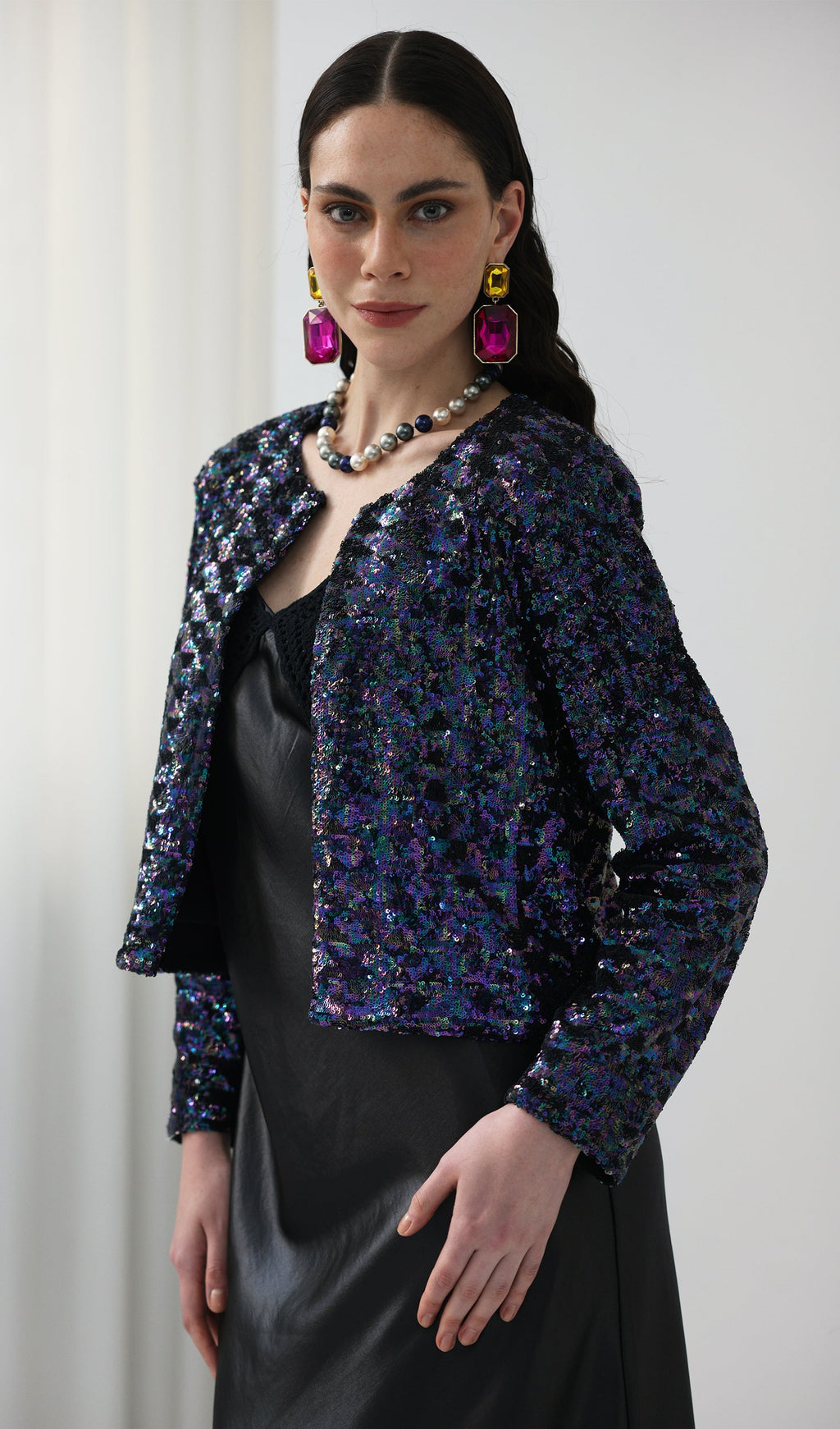 Sequined Embellished Jacket