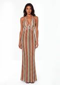 Alexis Crochet Halter Maxi Dress
