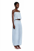 ( 60% OFF Final Week ) Luenie Chiffon Top & Pant Two Piece Set - 8 colors