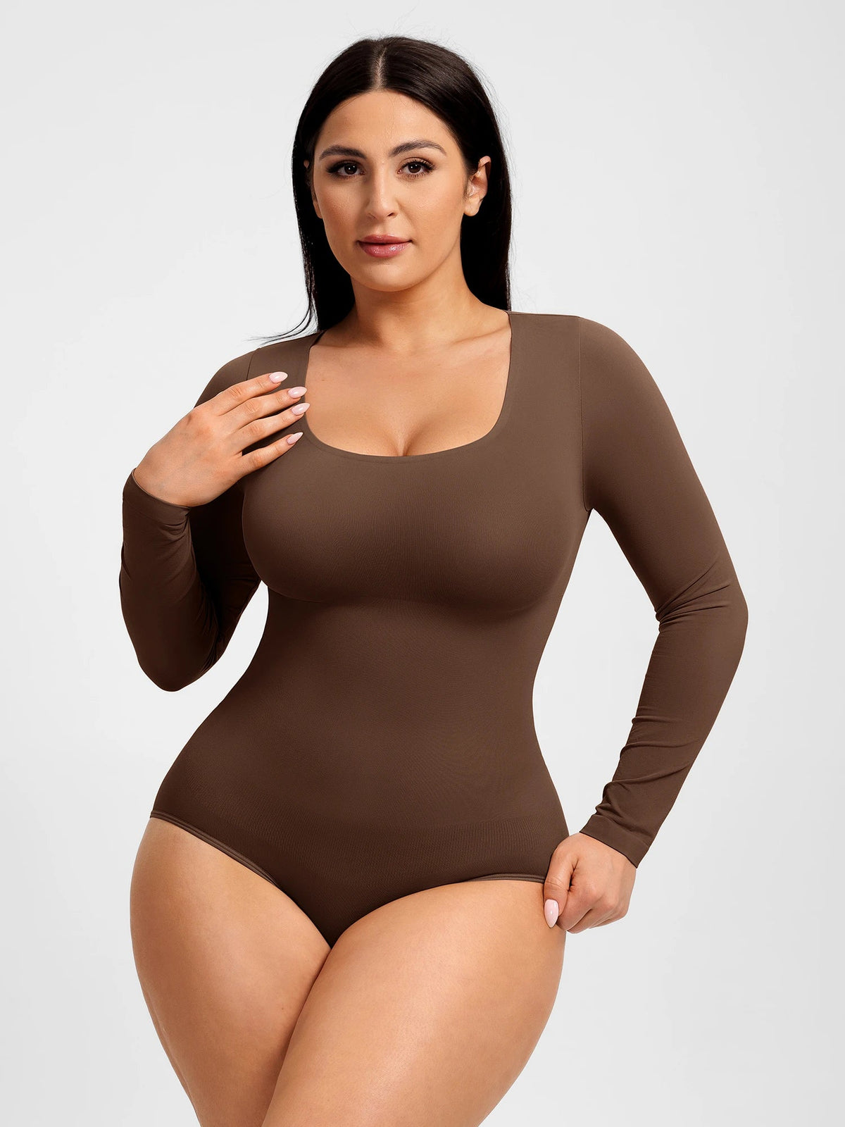 Seamless Ultra-Soft Crew Neck Bodysuit