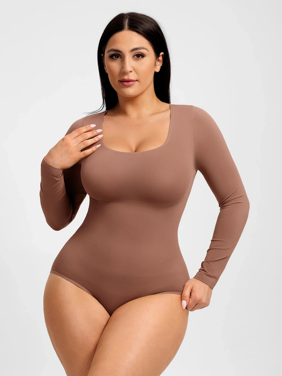 Seamless Ultra-Soft Crew Neck Bodysuit