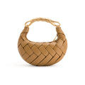 Elida Weave Handbag In Brown