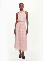 Lioness Floral Print Sleeveless Midi Dress