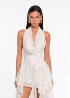 Adkins Flowy Sleeveless Ruffle Maxi Dress