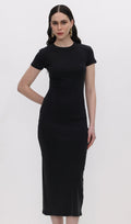 Jersey Bodycon Midi Dress
