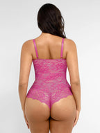 Lace V-Neck Breathable Bodysuit