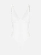 V-Neck Tummy Control Sculpt Bodysuit
