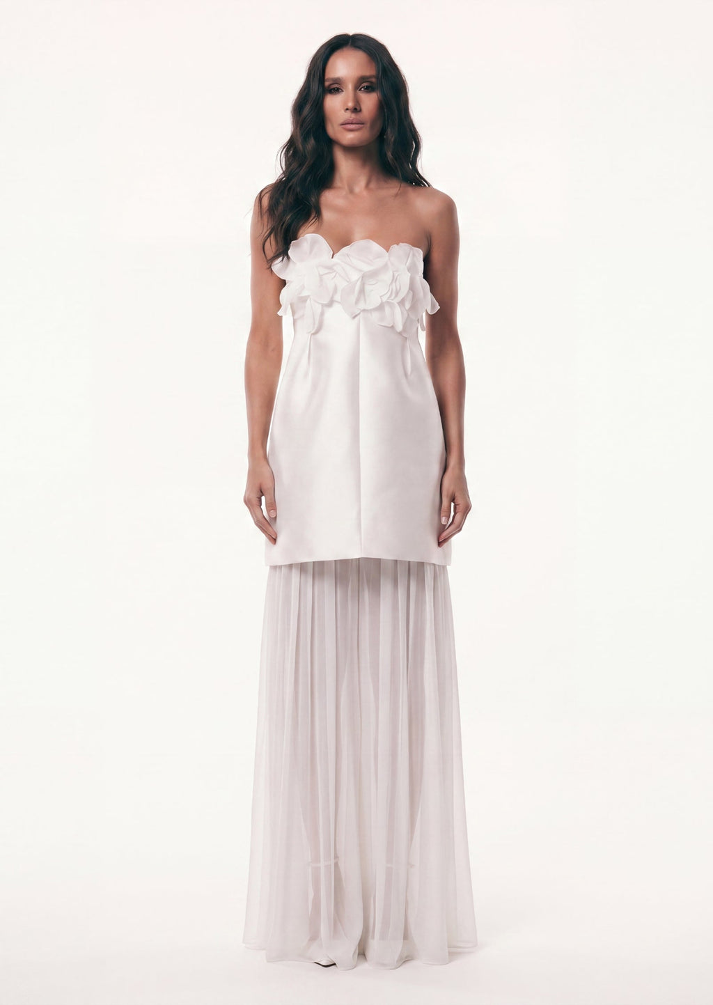 Tamara Off Shoulder Maxi Dress Set In White