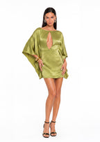 Padgett Cut-Out Mini Dress With Flowy Sleeves