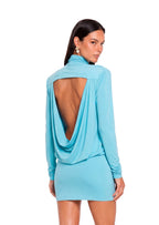 Sachamama Backless High Neck Mini Dress