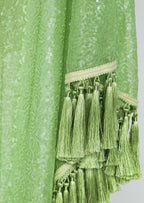 Kagami Knitted sequined tassel maxi dress