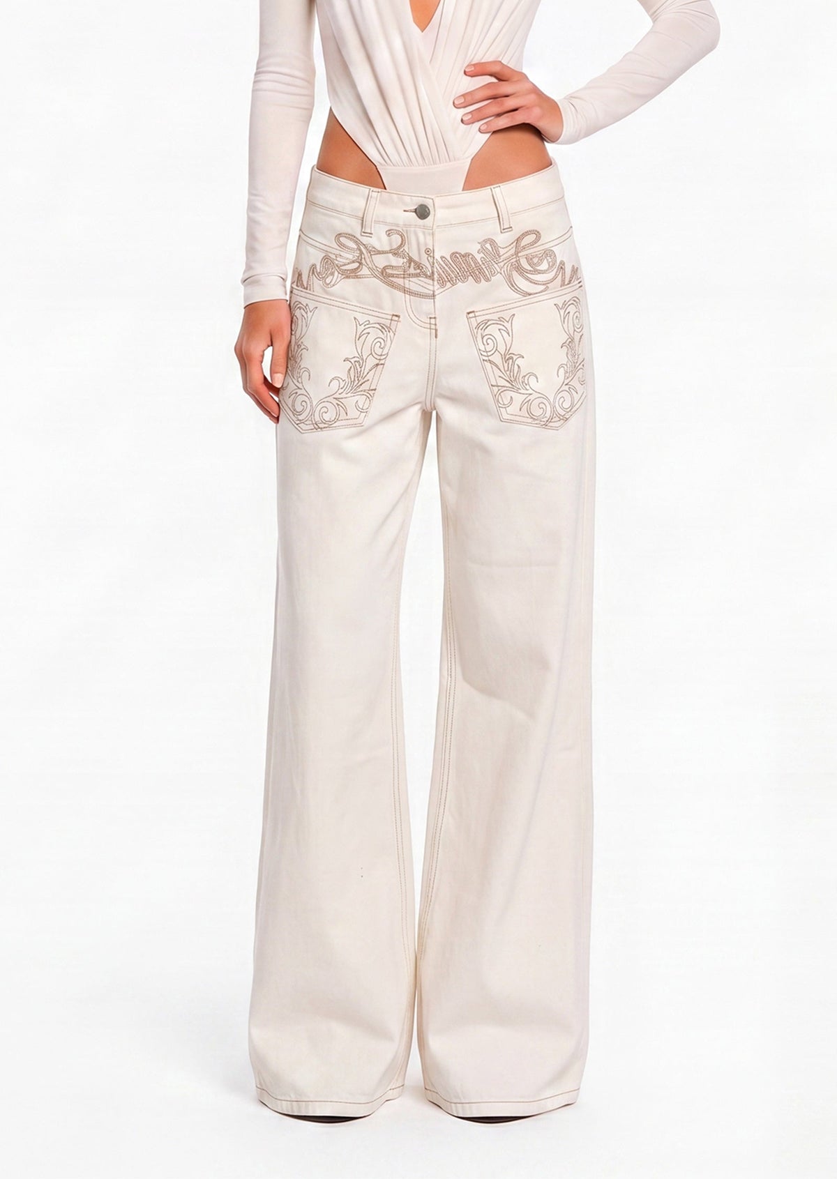 Carrie Ecru Pants