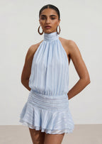 Parialy Chiffon Mini Dress