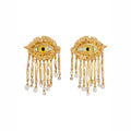 Surrealist Eye Chandelier Earrings