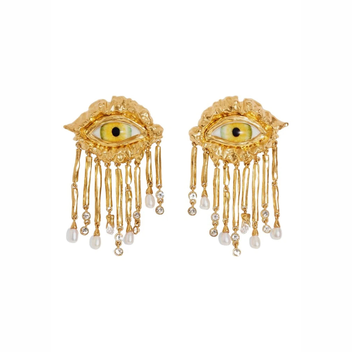Surrealist Eye Chandelier Earrings