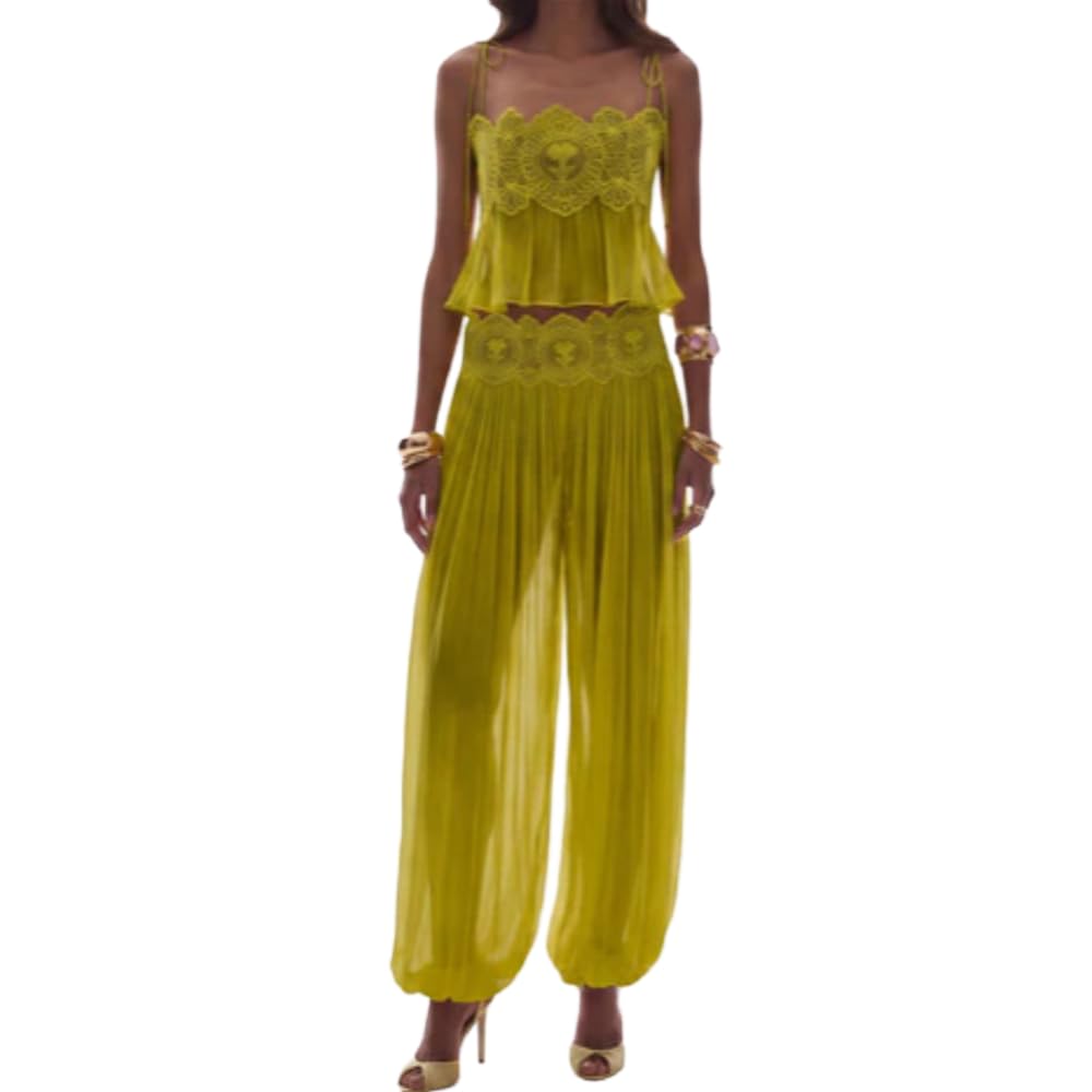 ( 60% OFF Final Week ) Luenie Chiffon Top & Pant Two Piece Set - 8 colors