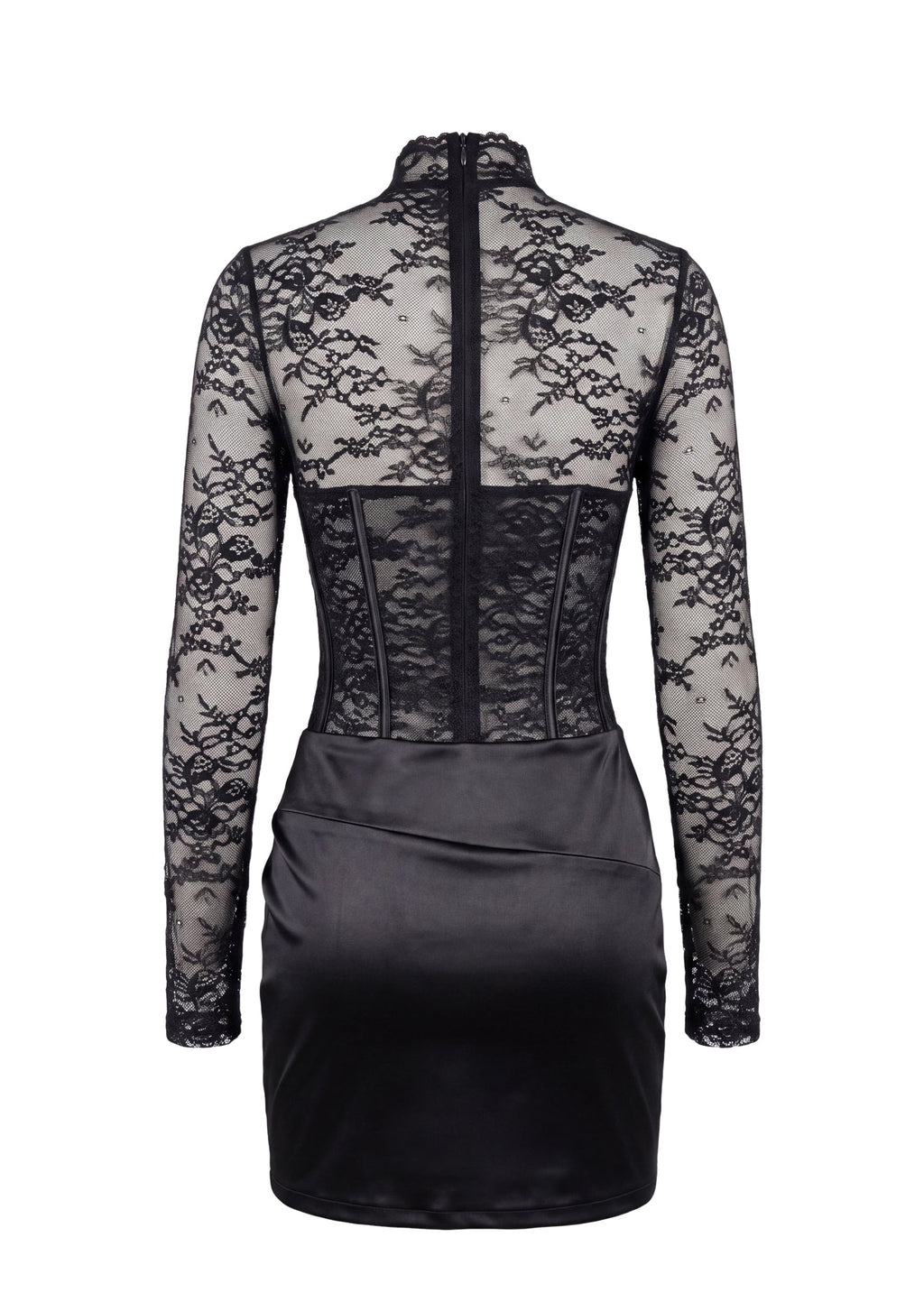 Mana Long Sleeved Lace Bodysuit & Skirt Set