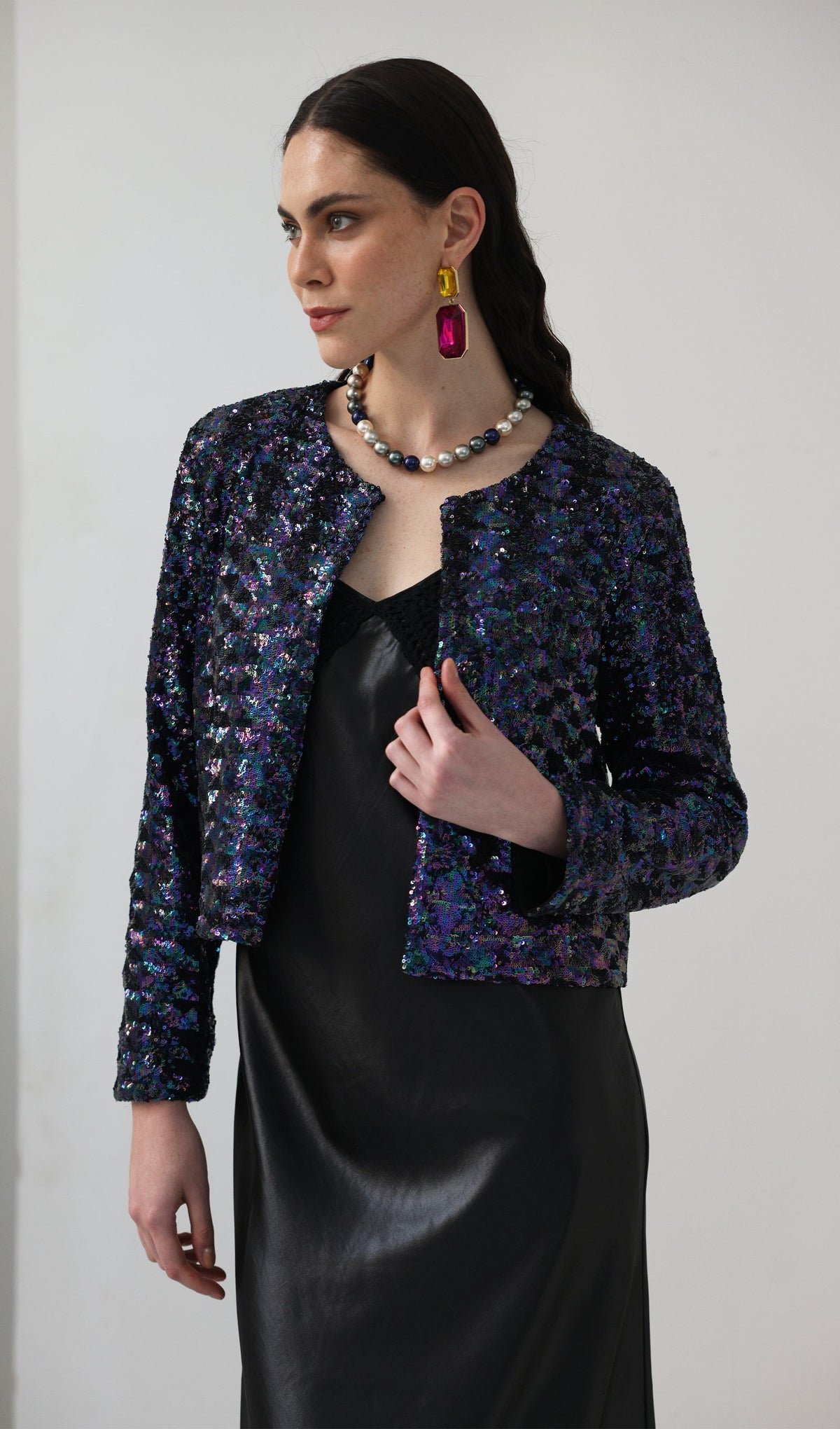 Sequined Embellished Jacket