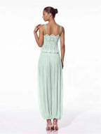 ( 60% OFF Final Week ) Luenie Chiffon Top & Pant Two Piece Set - 8 colors