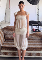 Cadmus Semi-Sheer Two Piece Set