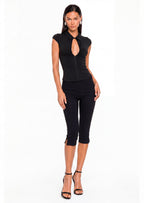 Emersyn Capri Pants In Black