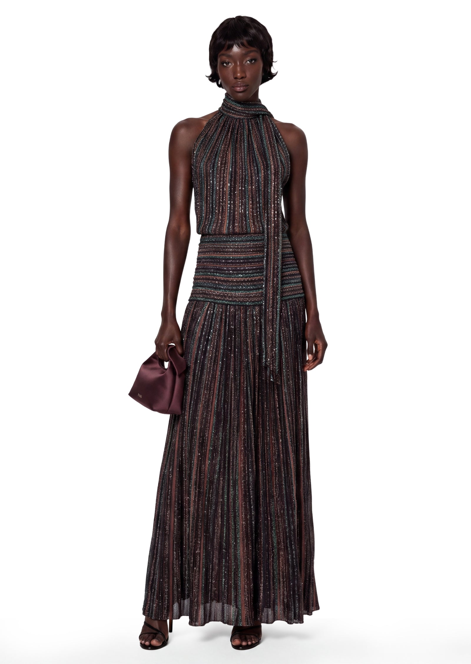 Abigail Shimmer Maxi Two Piece Set
