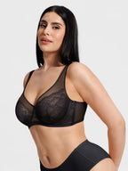 Underwire Minimizer Lace Bra