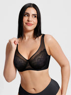 Underwire Minimizer Lace Bra