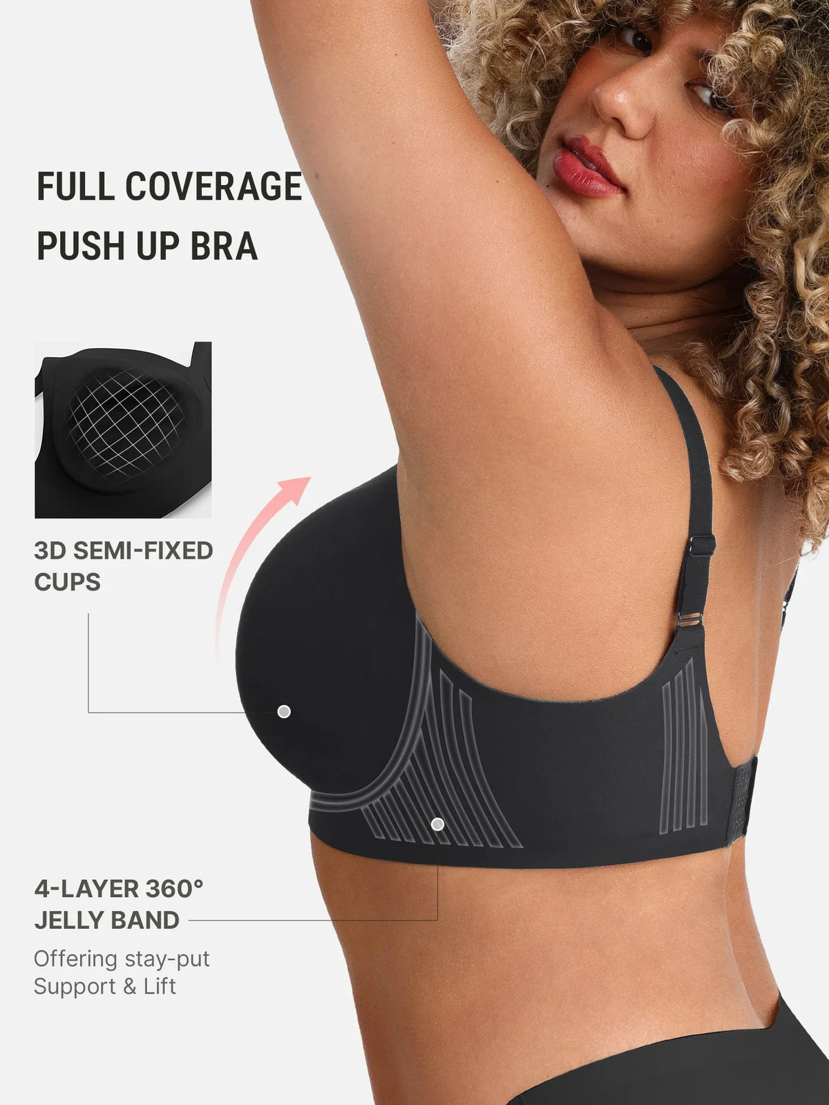 Jelly Support Seamless Wireless Bra