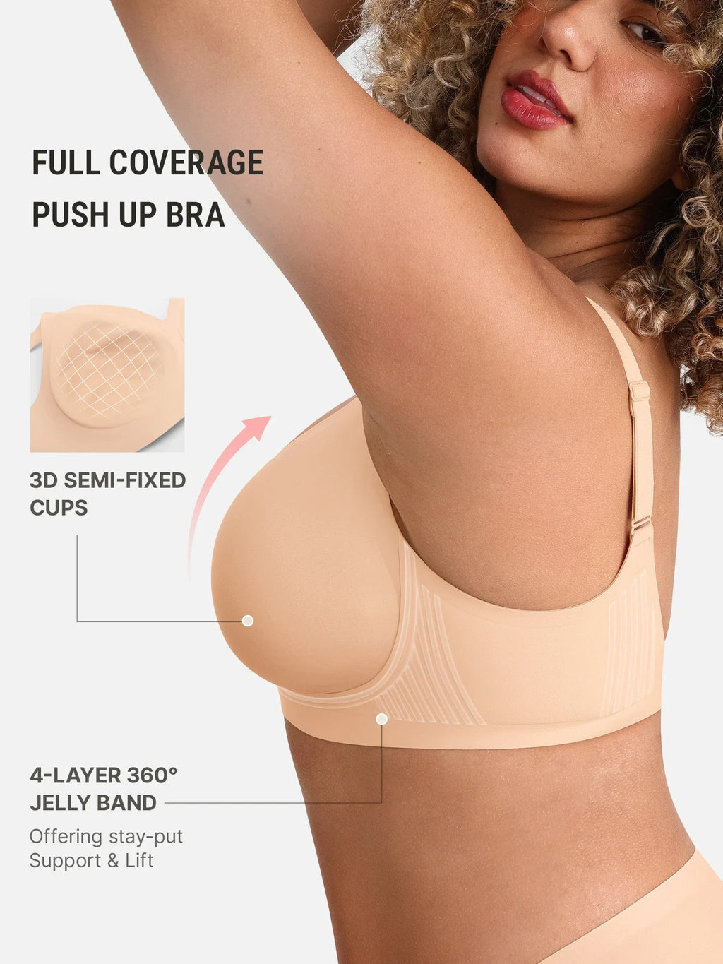 Jelly Support Seamless Wireless Bra