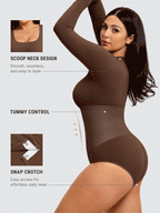 Seamless Ultra-Soft Crew Neck Bodysuit