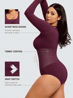 Seamless Ultra-Soft Crew Neck Bodysuit