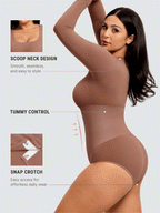 Seamless Ultra-Soft Crew Neck Bodysuit