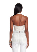 Iakopa Halter-Neck Tassel Top