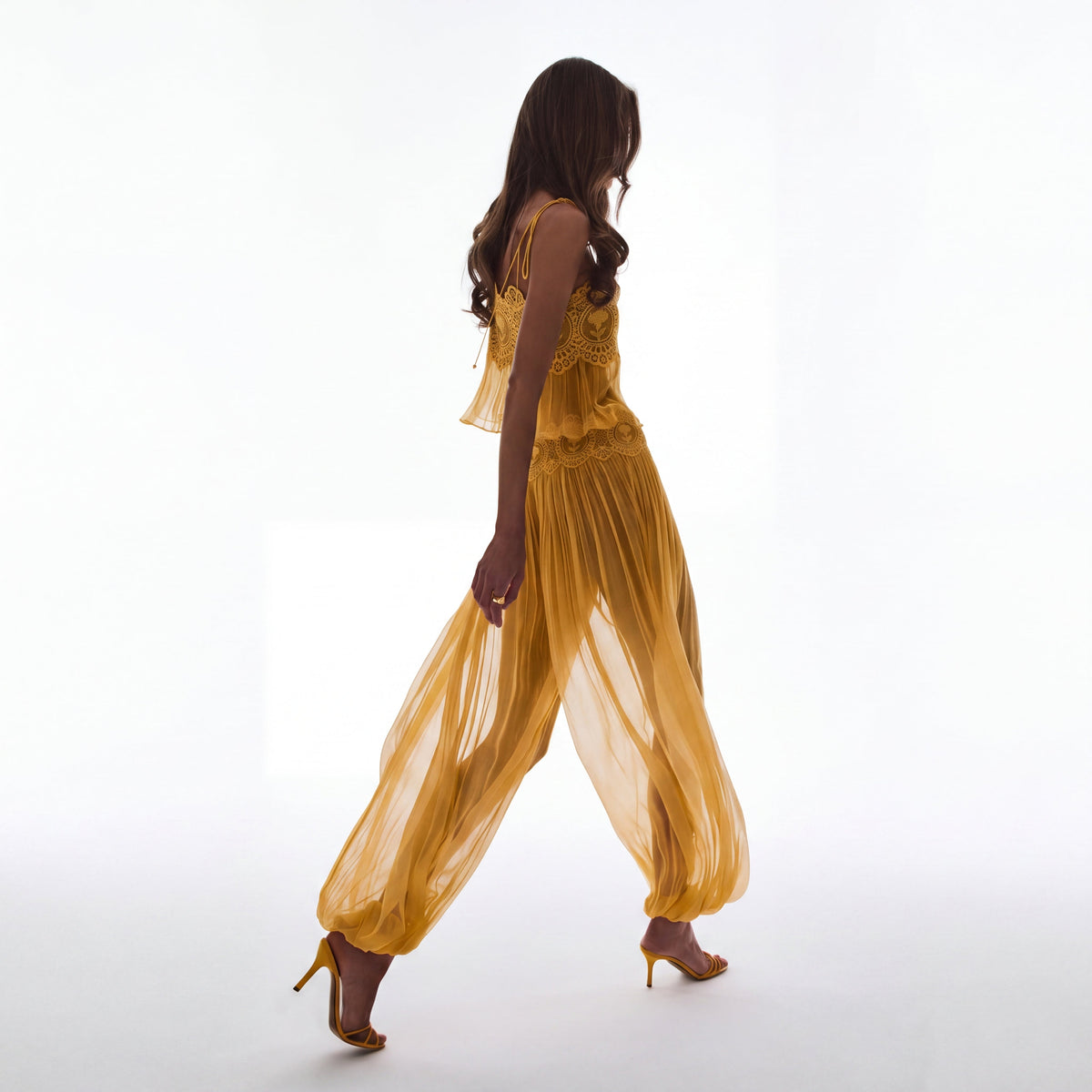 ( 60% OFF Final Week ) Luenie Chiffon Top & Pant Two Piece Set - 8 colors