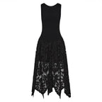 Abetzi Knit Midi Dress In Black
