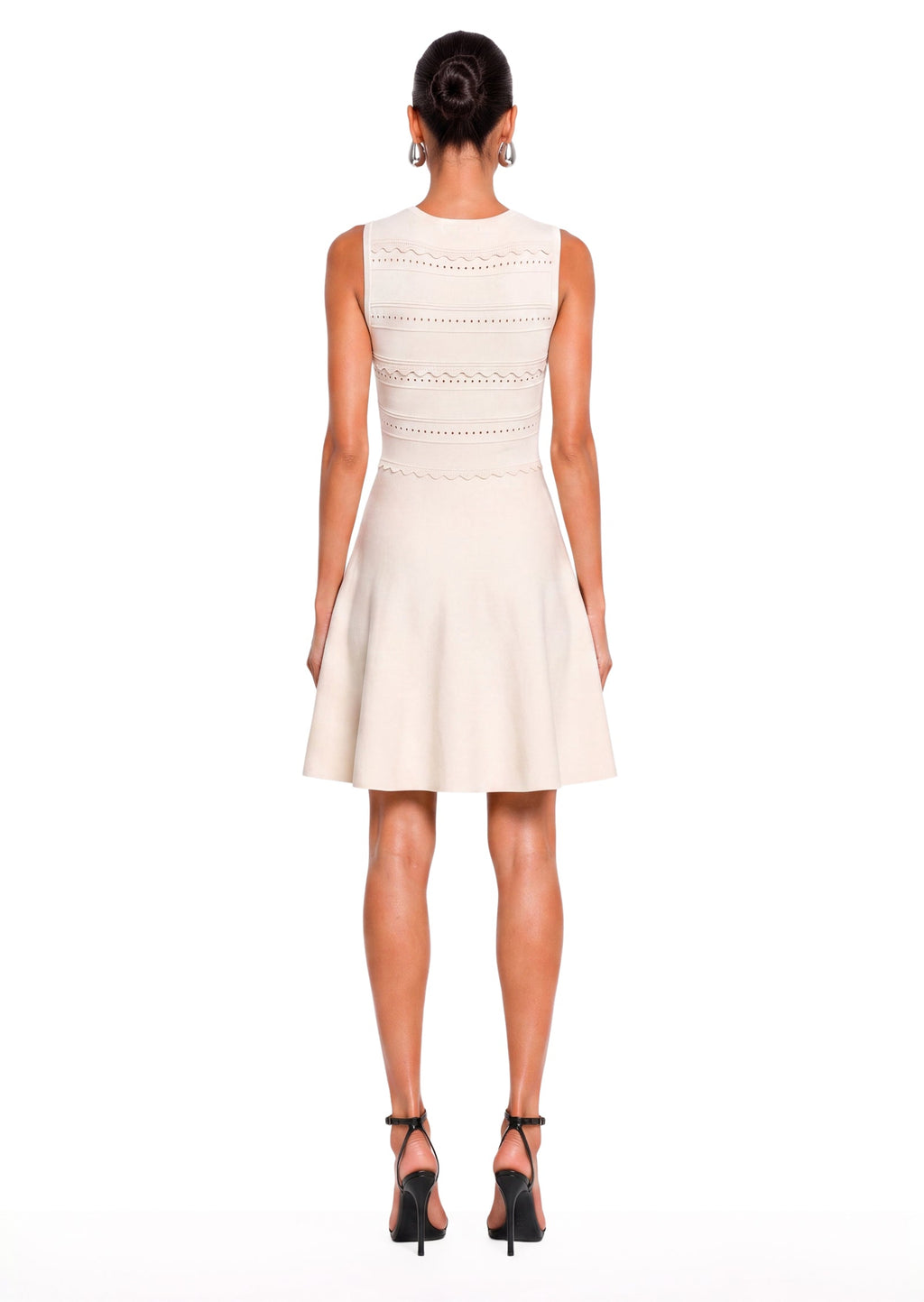 Sadler Round Neck Sleeveless Knit Mini Dress