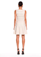 Sadler Round Neck Sleeveless Knit Mini Dress