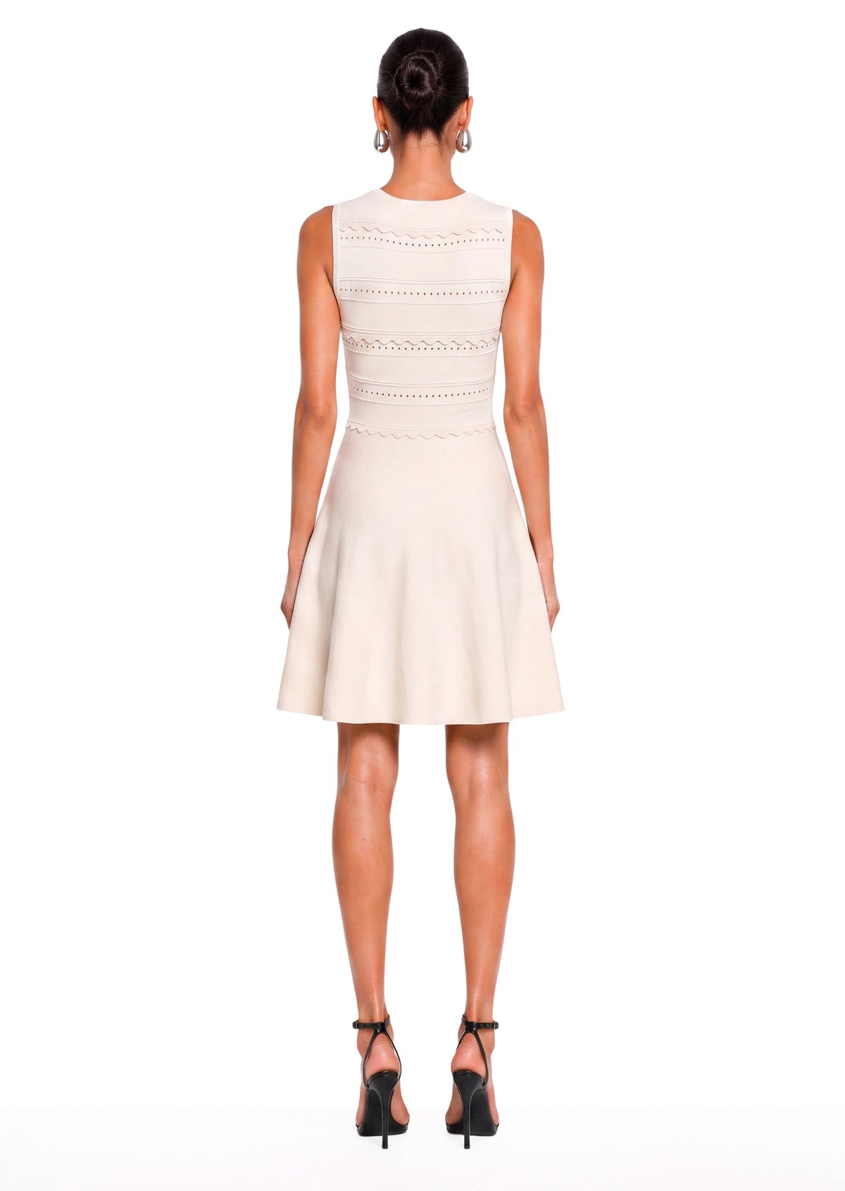 Sadler Round Neck Sleeveless Knit Mini Dress