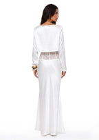 Zamora Off Shoulder Top And Lace Maxi Skirt Set