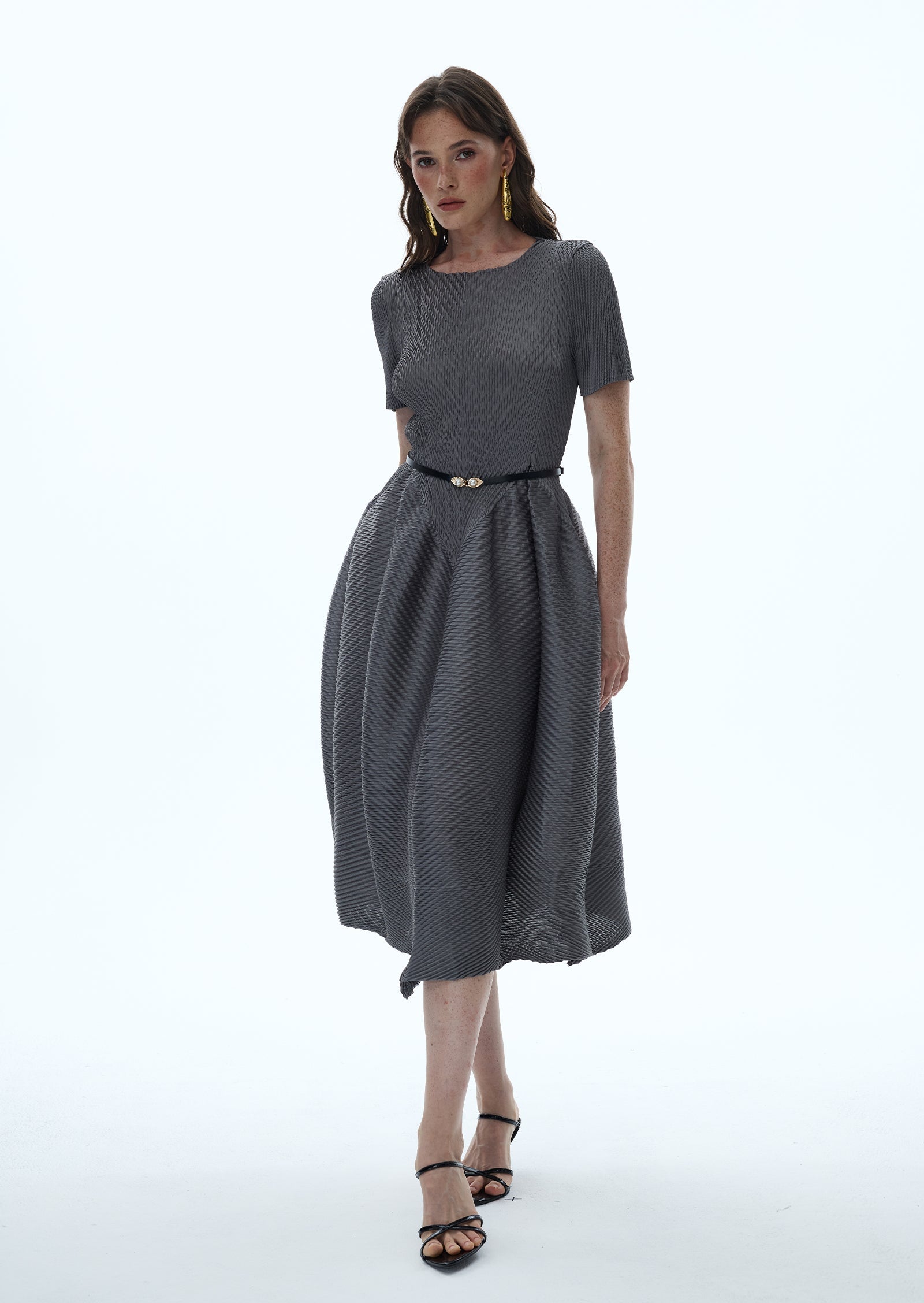 Macaulay High-Elasticity Midi Dress