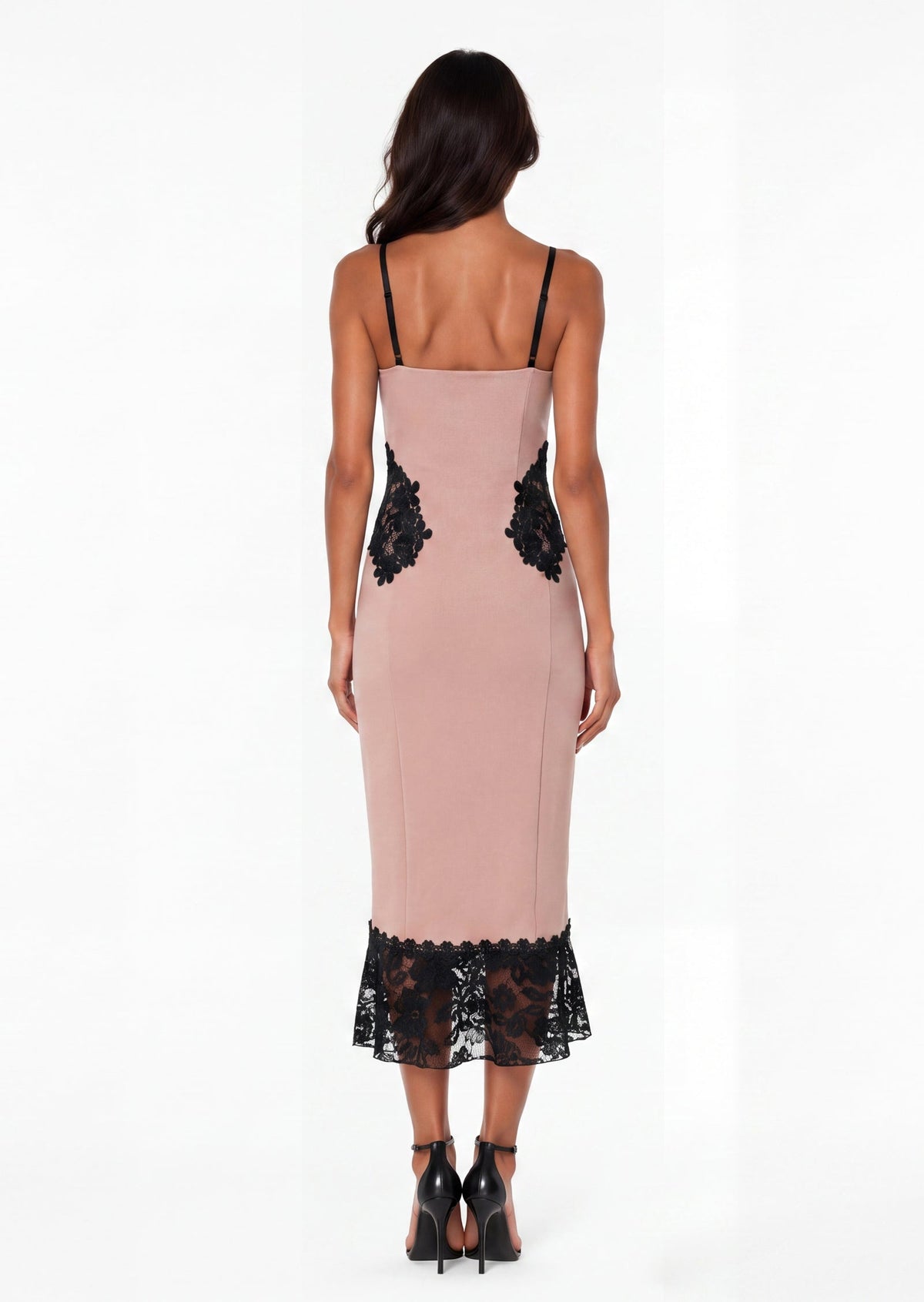 Kinsley Bodycon Lace Midi Dress