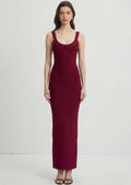 U Neck Sleeveless Bandege Maxi Dress